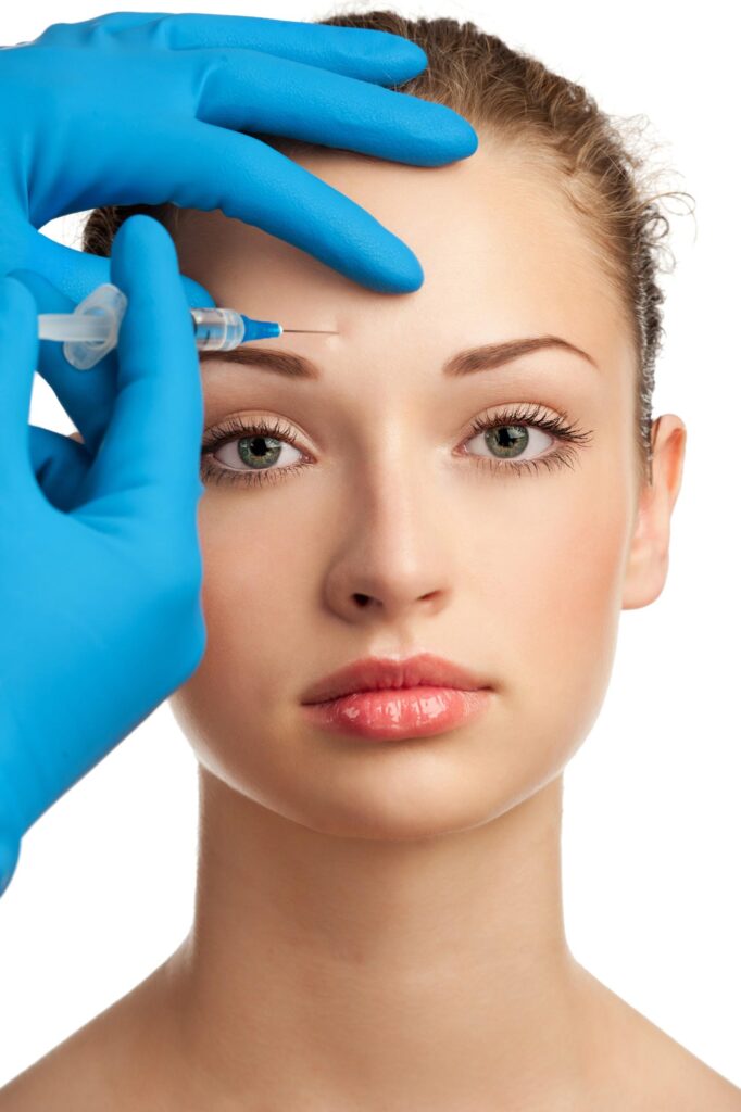 Botox injections in forehead in Calgary Alberta
